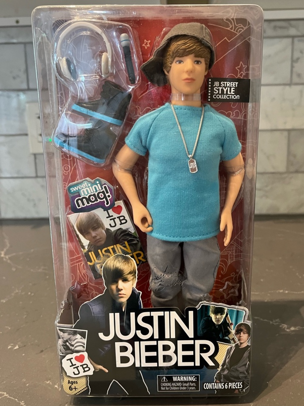 Justin Bieber JB Street Style Collection Doll - 2010 NIB Sealed